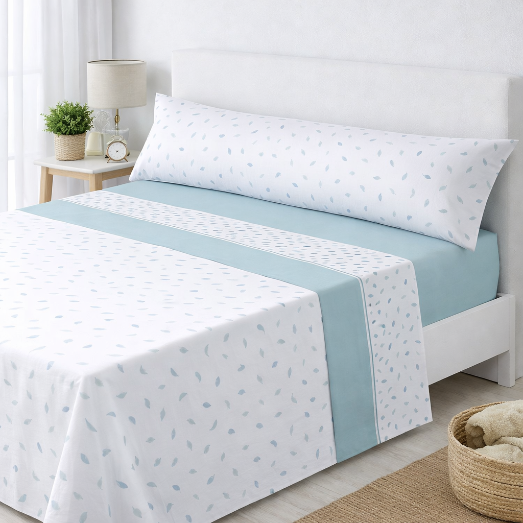 Juego de Sábanas Microfibra 100% Poliéster, Suaves y Frescas para Verano, Estampadas, incluye Bajera -Encimera-1 o 2 Funda de almohada, 18 Diseños para Camas 90/105/135/150/180 cm, ✅ Entrega en España en 48 a 72 horas
