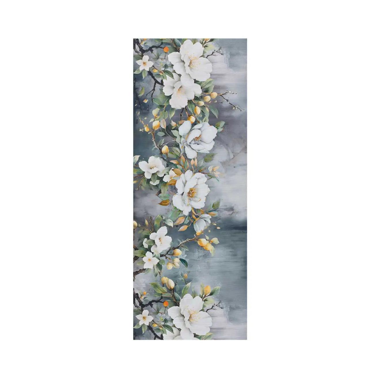 Alfombra de cocina lavable  diseño floral en multicolor - RICCI SARA | 52x100, 52x200 cm