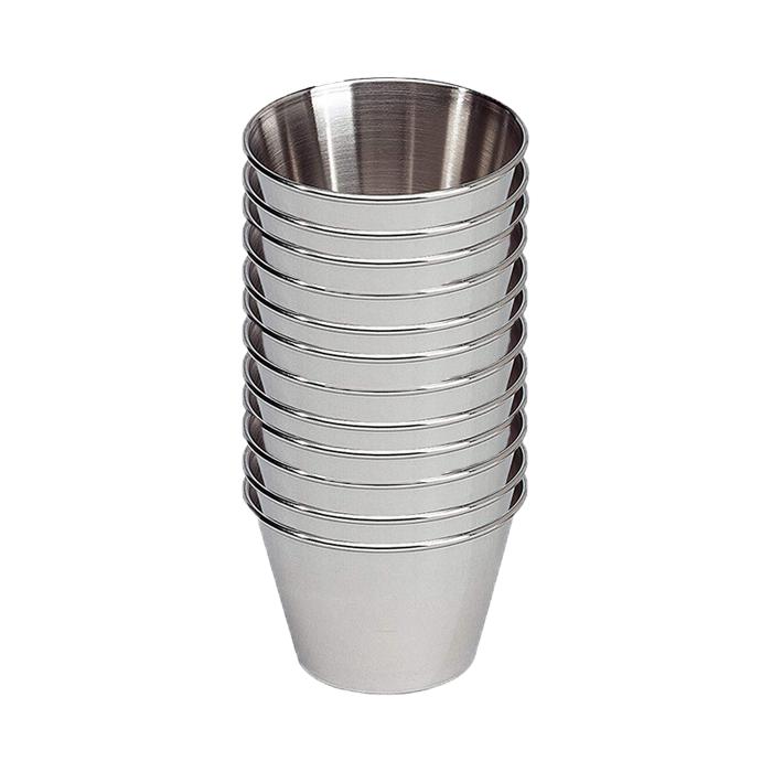 Euroxanty Molde para Flan Individual Antiadherente de Acero Inoxidable