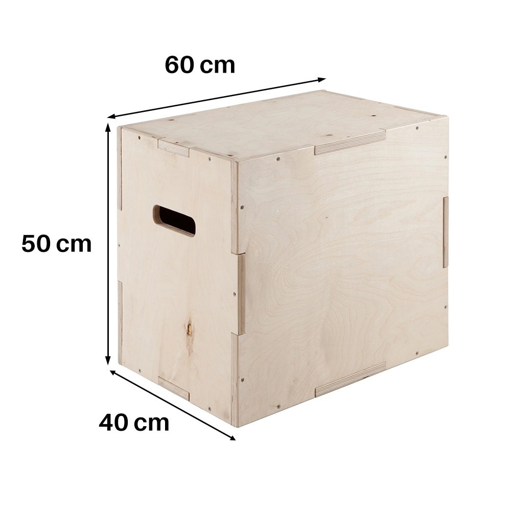 Jump Box Cajón Pliométrico de madera. Caja de salto para hacer deporte, Cross Training, Fitness Musculación y crossfit. Cannon