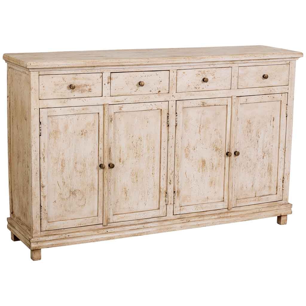Wonderlust Deco - Aparador de madera artesanal beige 160x40x100h cm Beige 160x40x100h cm
