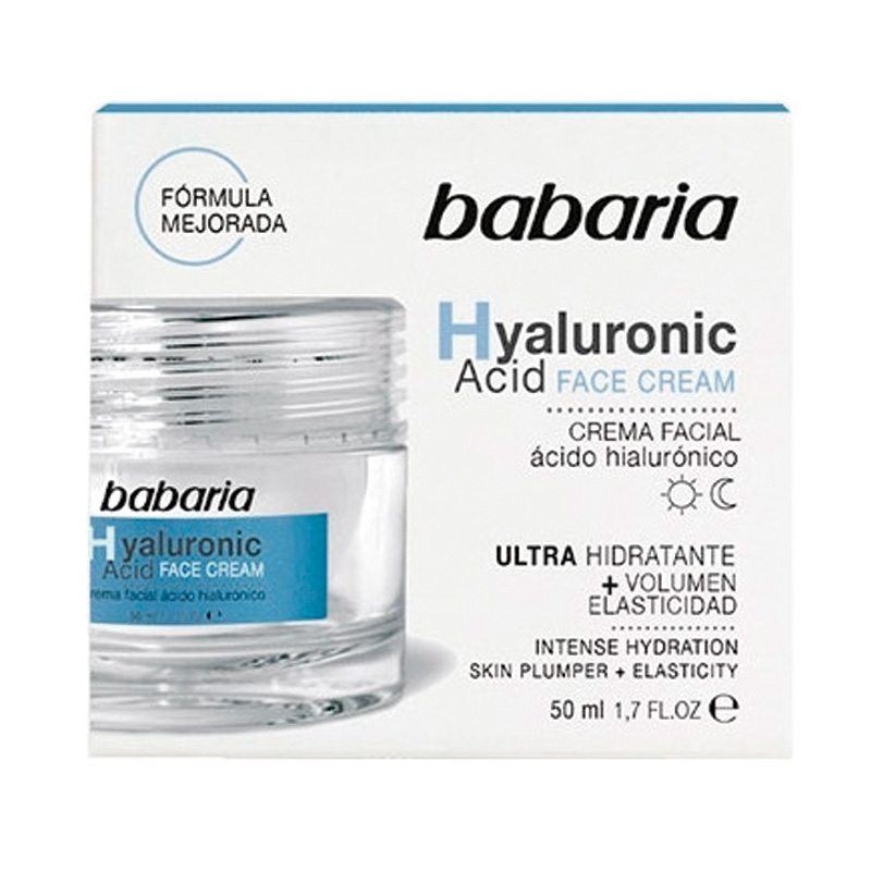 Crema Facial Ácido Hialurónico Babaria - Hidratación Profunda