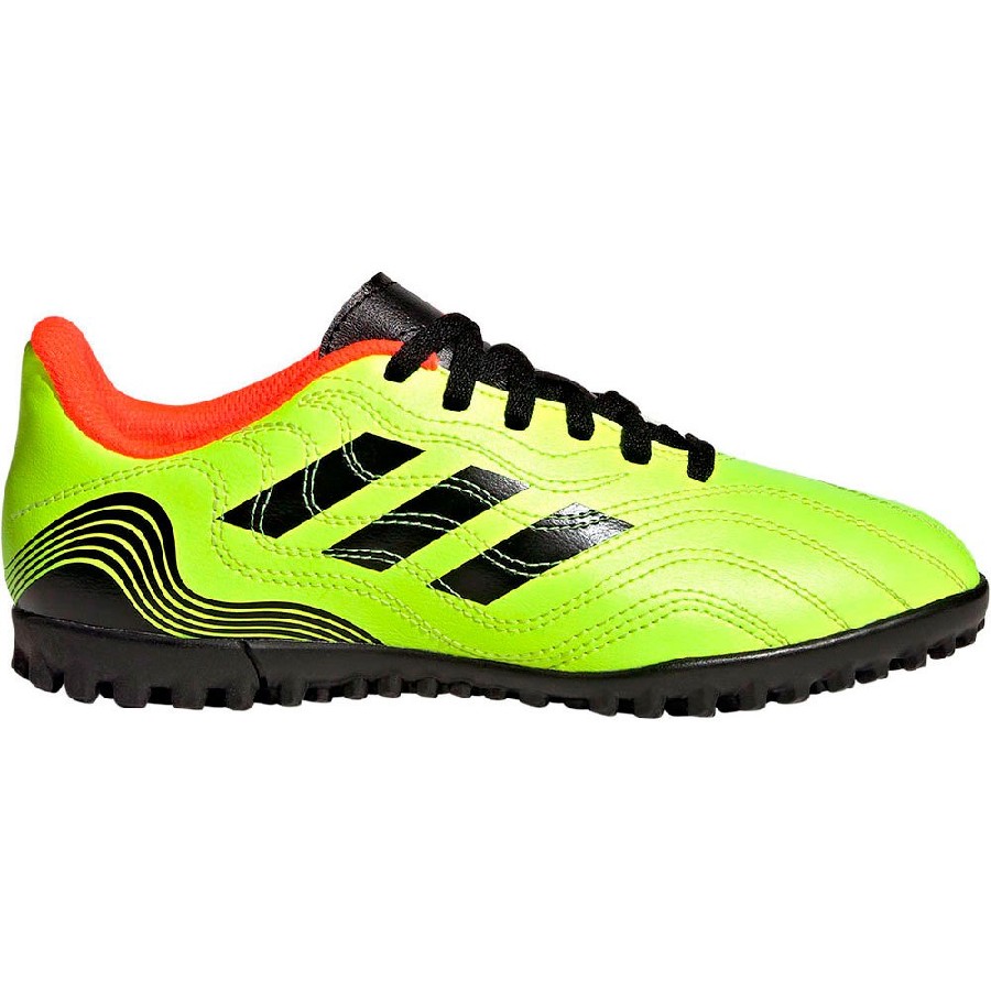 ADIDAS COPA SENSE 4 TF JR AMARILLO FLUOR/NEGRO