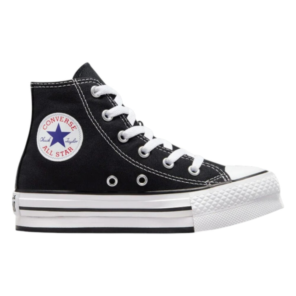 Zapatillas Converse A Star Ctas Eva Lift Hi Infantil Negro 372859C Casual Niño Niña