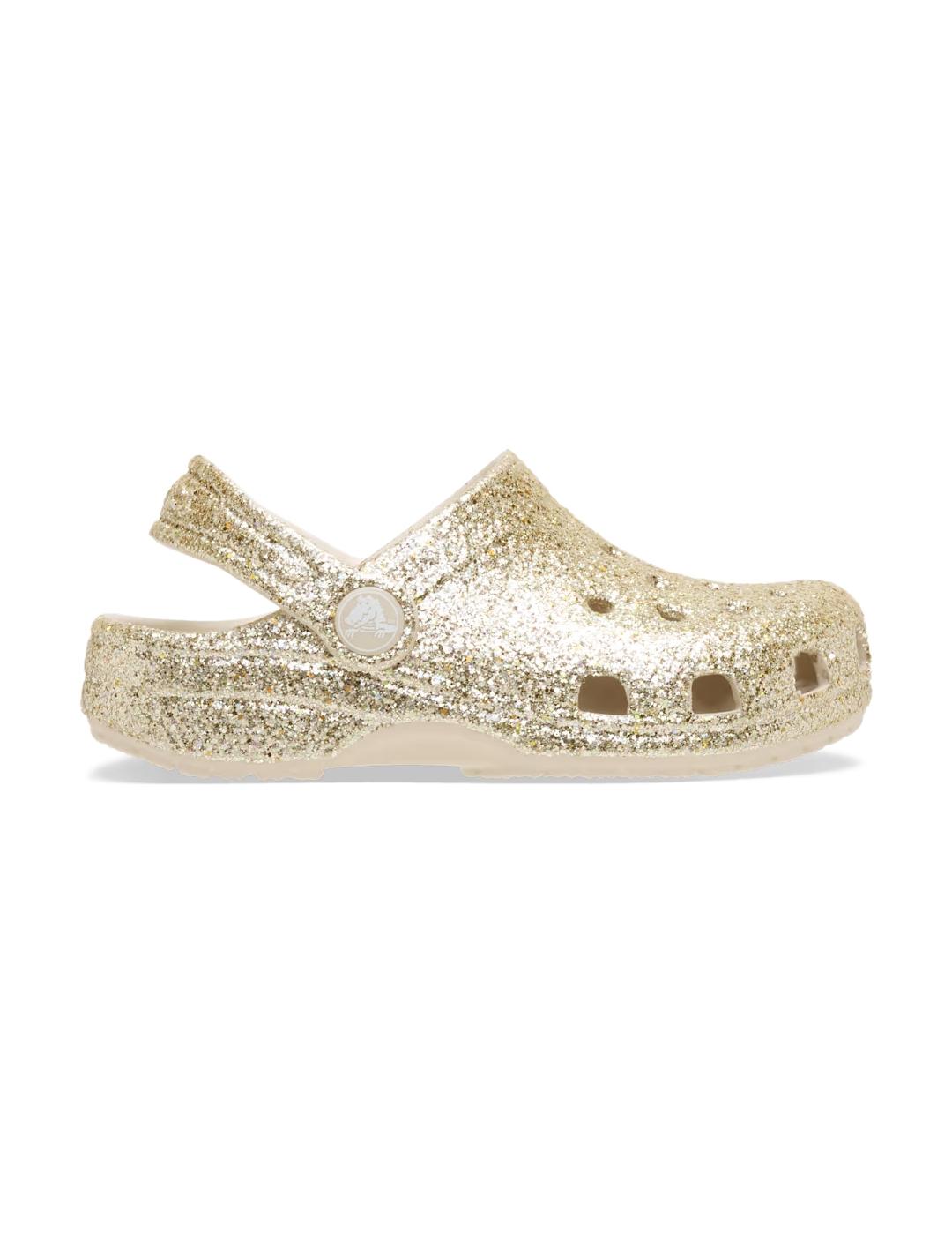 CROCS CLASSIC CHUNKY GLITTER SANDTONE KIDS