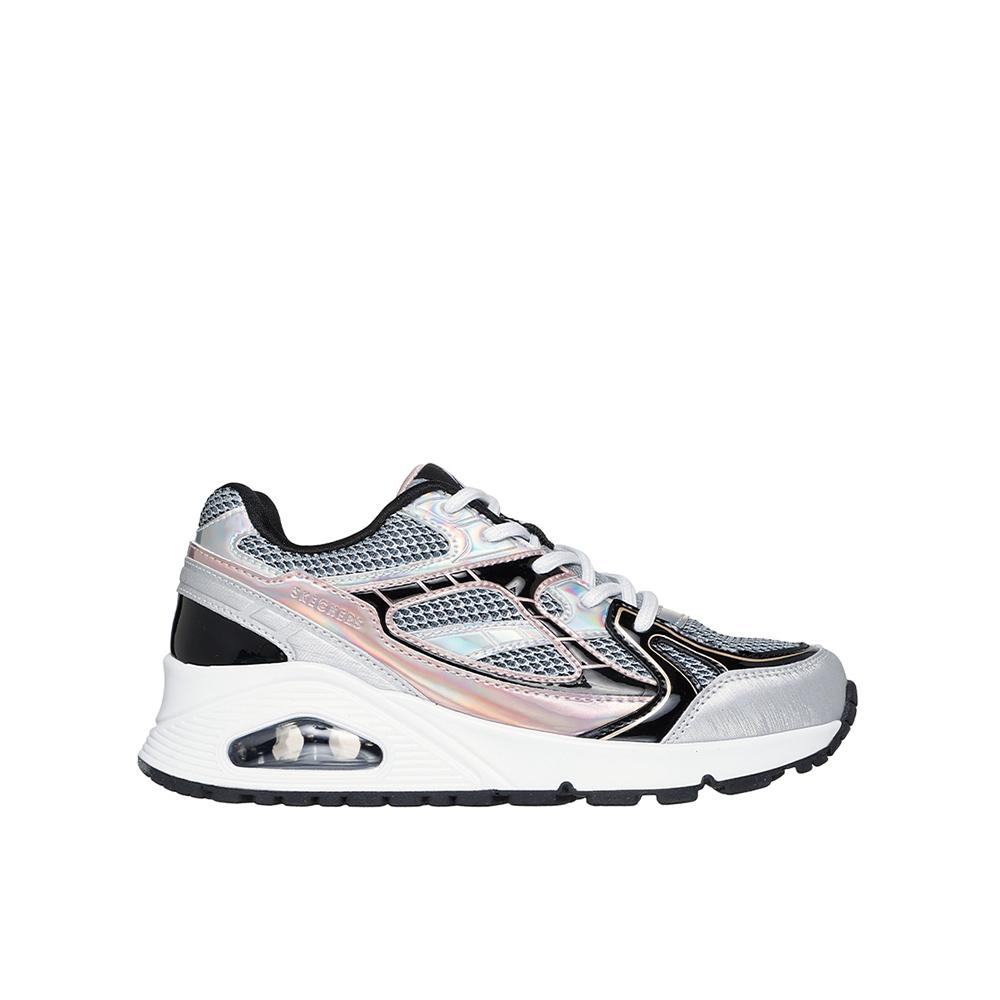 Skechers Uno Gen1 - Platinum Flash Zapatillas para niña plateadas en textil y sintético 86772