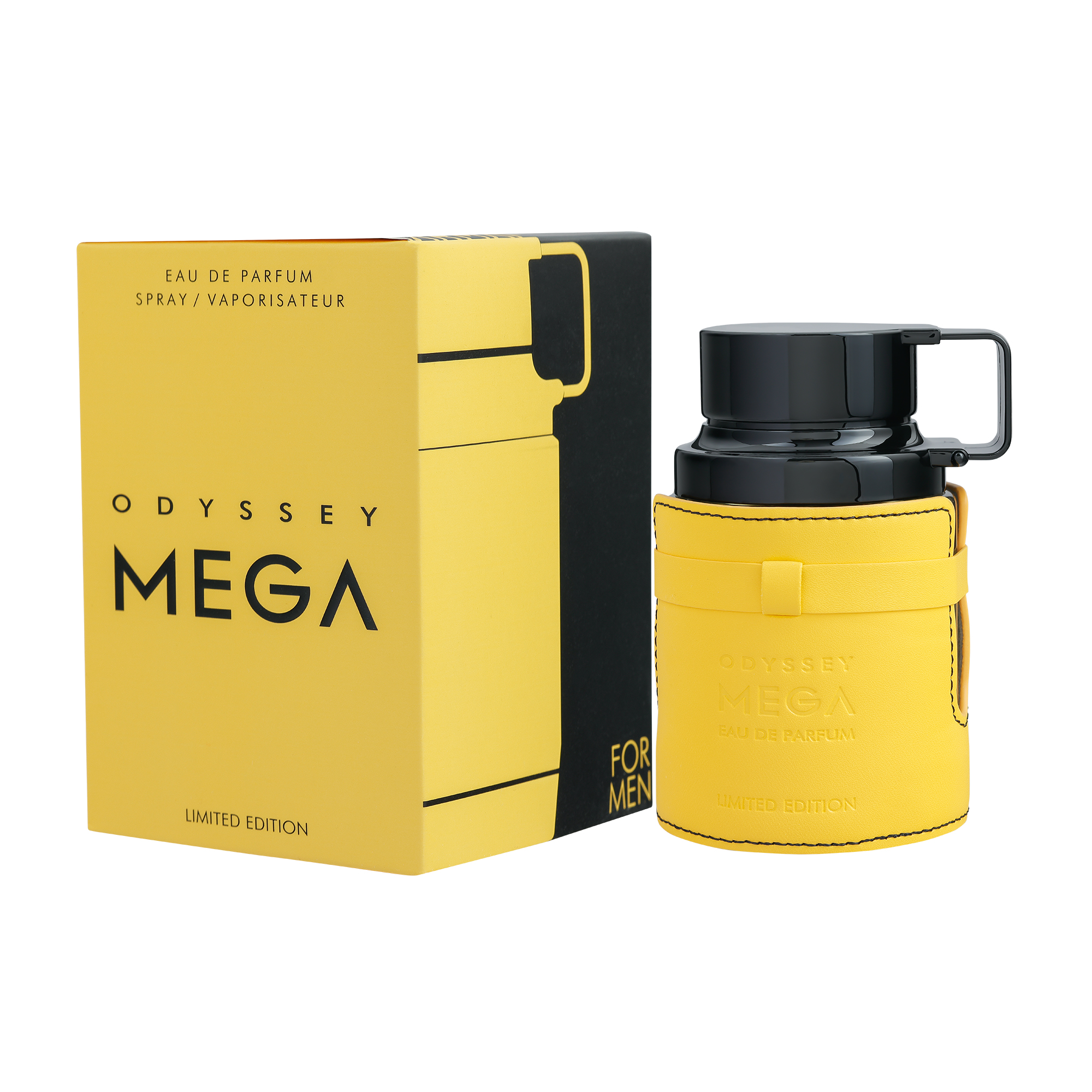 ARMAF Odyssey Mega Man Eau de Parfum 100 ml Spray Hombre – Fragancia Amaderada Aromática con Bergamota, Piña, Cedro, Vetiver y Haba Tonka