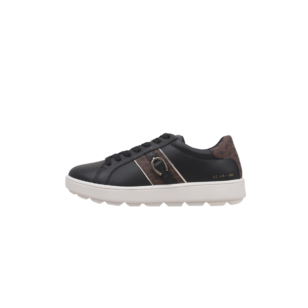 Geox D SPHERICA ECUB-1 A Deportivas Planas Mujer Negro