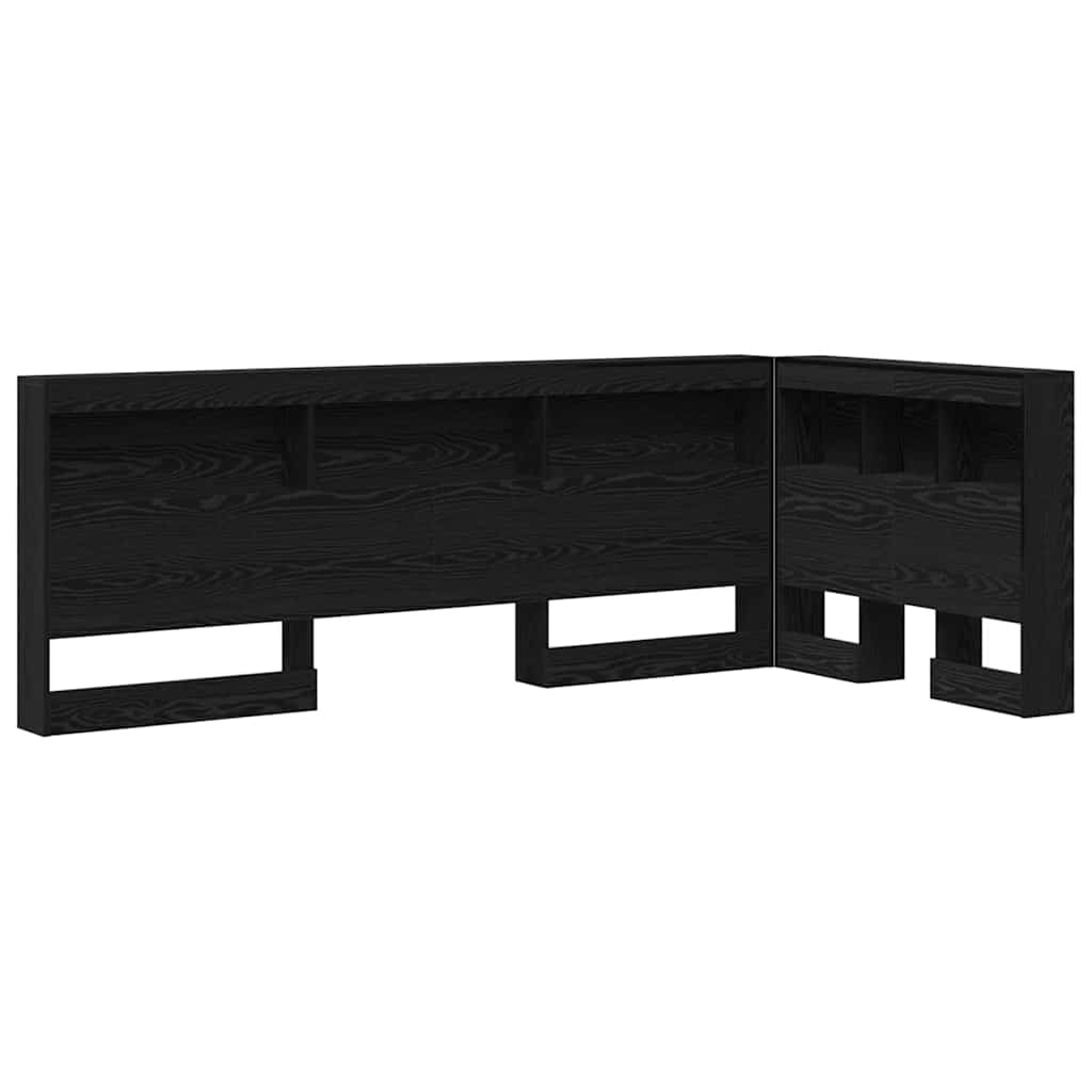 vidaXL Cabecera de almacenamiento Madera de ingeniería 217.5 x 117.5 x 76.5 cm Multicolor