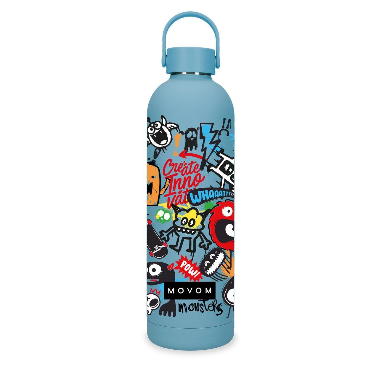 Botella térmica Movom Monsters Acero inoxidable 750ML