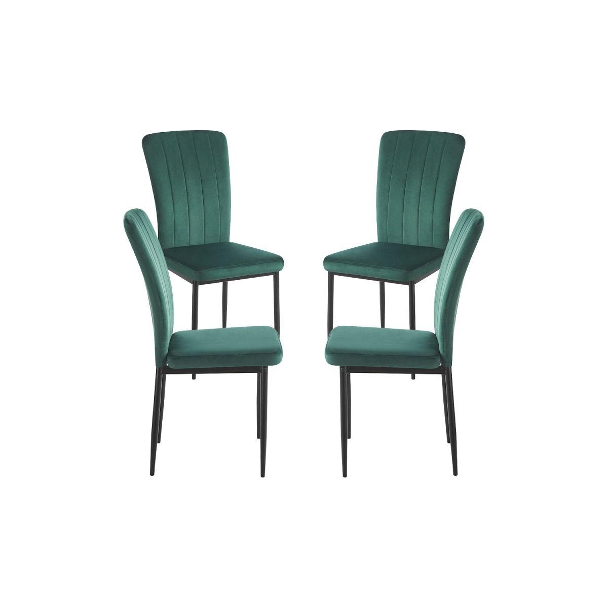 Regalos Miguel - Packs Sillas Comedor - Pack 4 Sillas Bioba - Verde