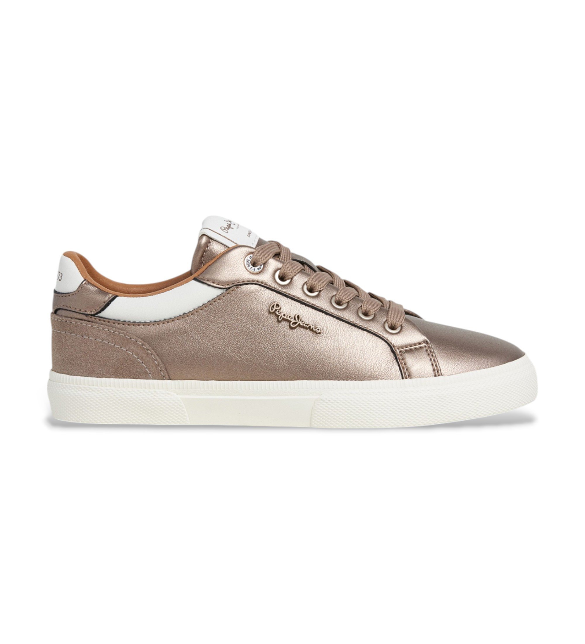 Pepe Jeans | Mujer | Zapatillas Kenton Glam bronce