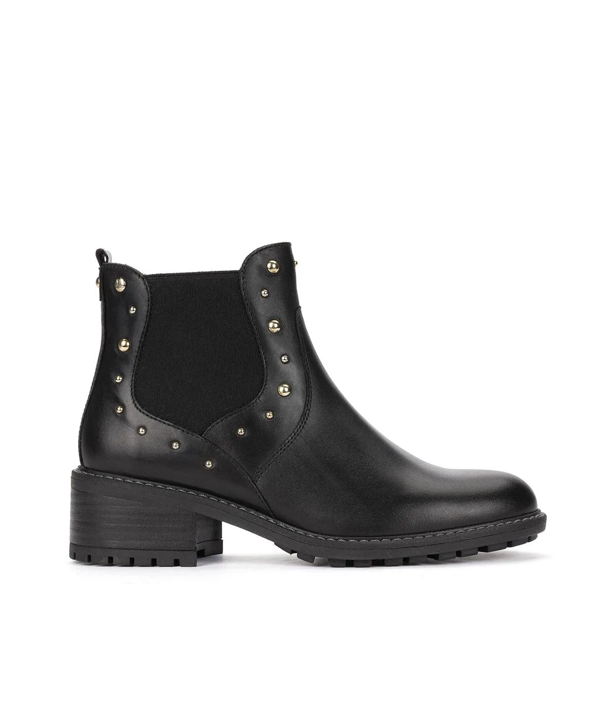 Botín Chelsea Pikolinos 8532 negro con elásticos laterales para mujer602720020