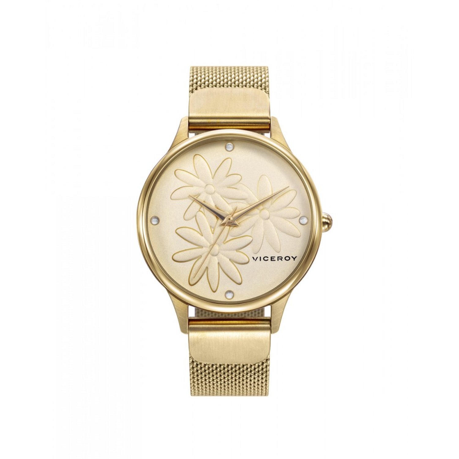 Reloj Viceroy Kiss 461120-97 mujer acero IP dorado