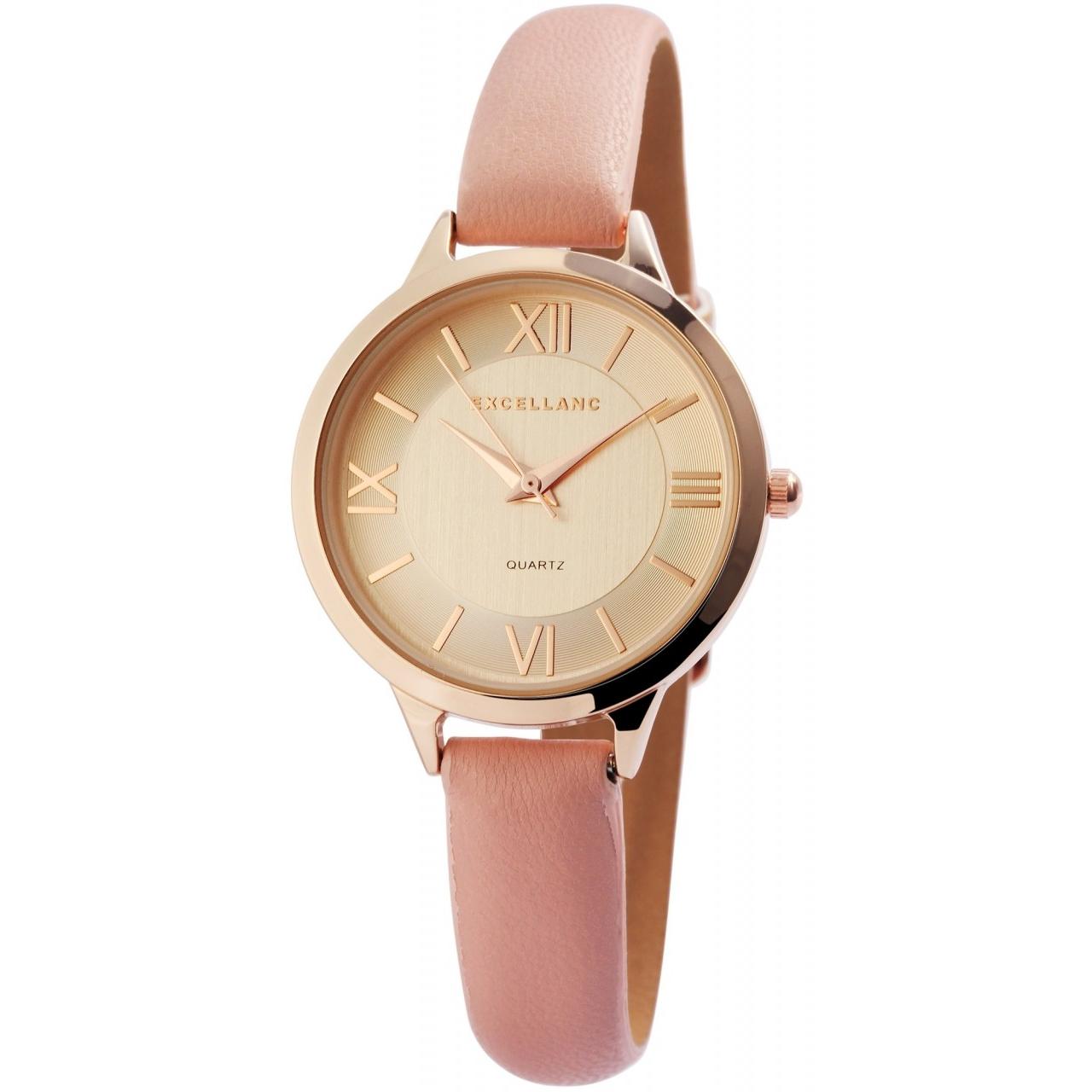 Reloj Excellanc® Senhora com Bracelete em Couro