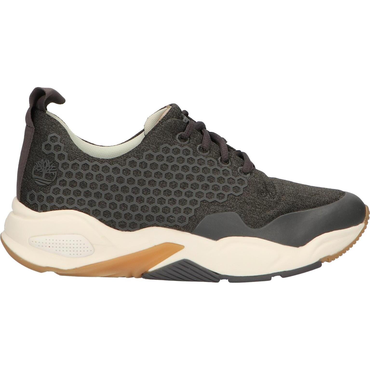 Timberland Women's Casual Sneakers - Comfortable black sports shoes with cushioned insole, non-slip flexible sole made of durable canvas, perfect for gym and outdoor activities, ideal for active lifestyles in autumn and spring.