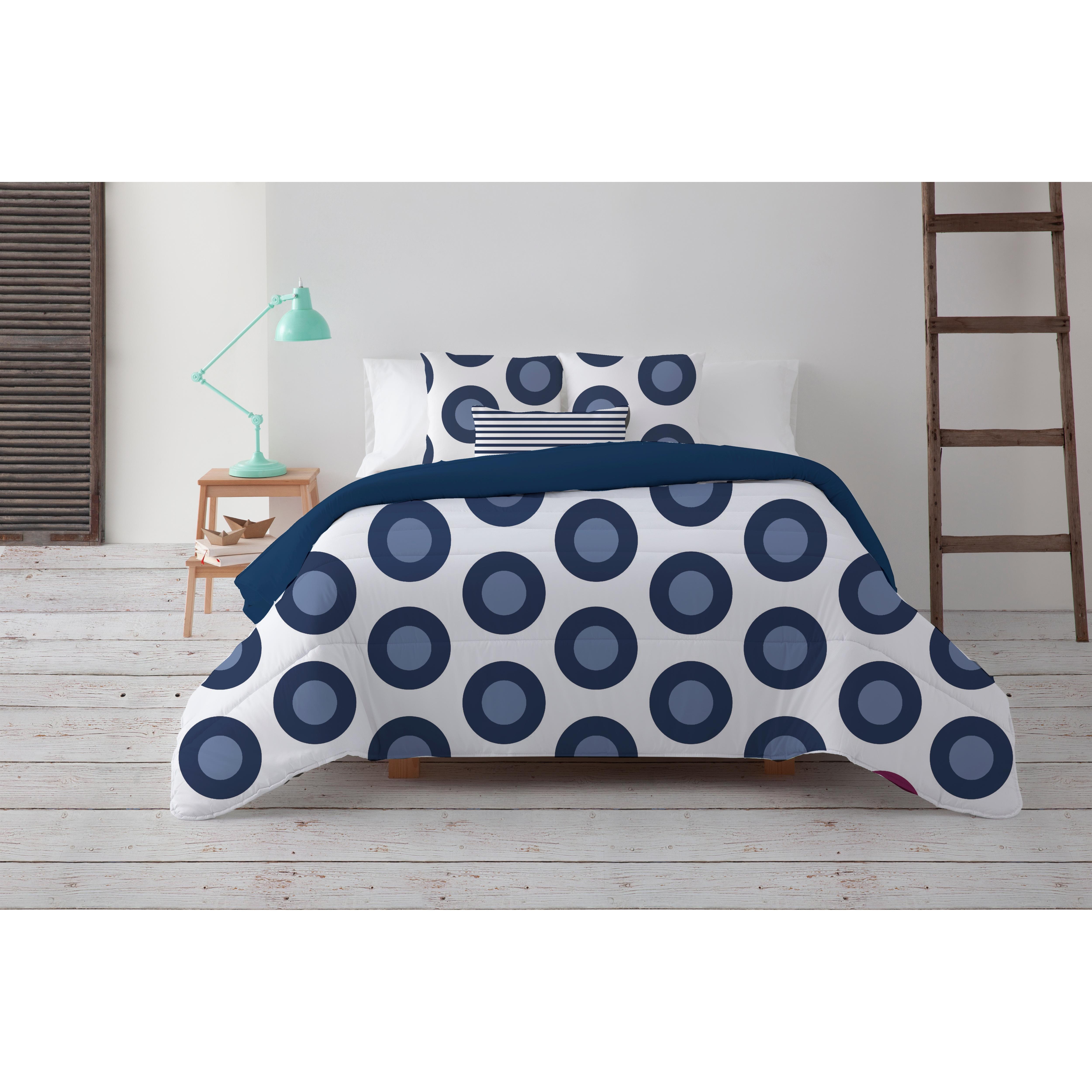 NORDIC HOME Edredón Nórdico Reversible 300 g | Fibra Tacto Pluma Sphere Azul