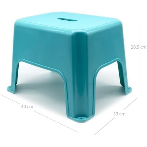 C.A | Taburete de Plástico Apilable 🪑 | Soporta hasta 150 kg | Ligero y Resistente | Multiusos para Cocina y Baño