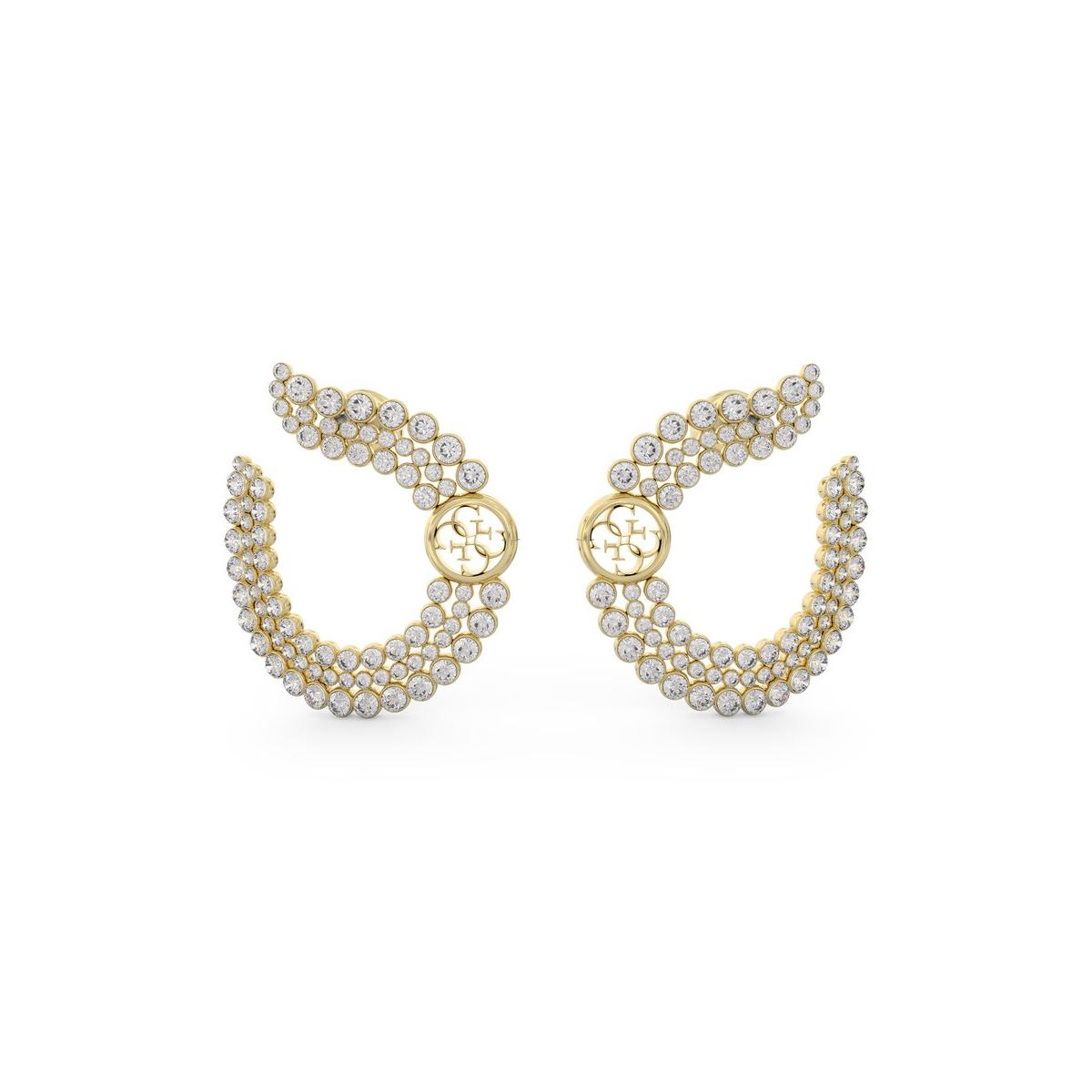 Guess Pendientes Mujer Perfect Illusion De Acero Dorado Jube03368jwygt-u