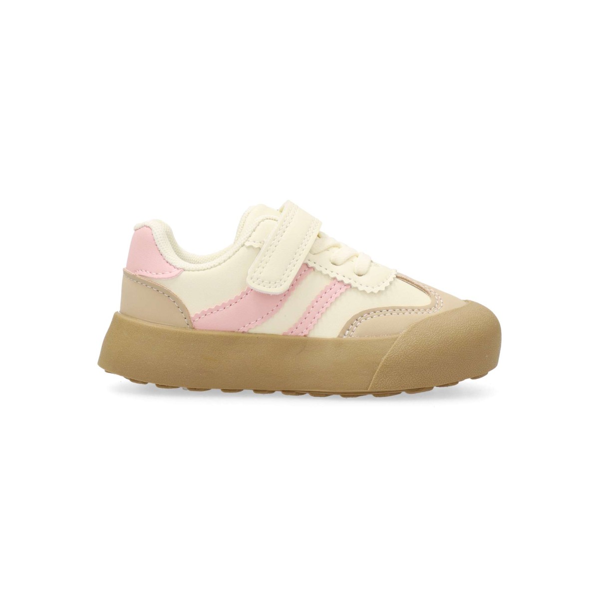 Peke's by Vanessa - Zapatillas deportivas PEKES estilo casual para niña, amplitud en los dedos, plantilla plana y extraíble, flexible y Zero Drop