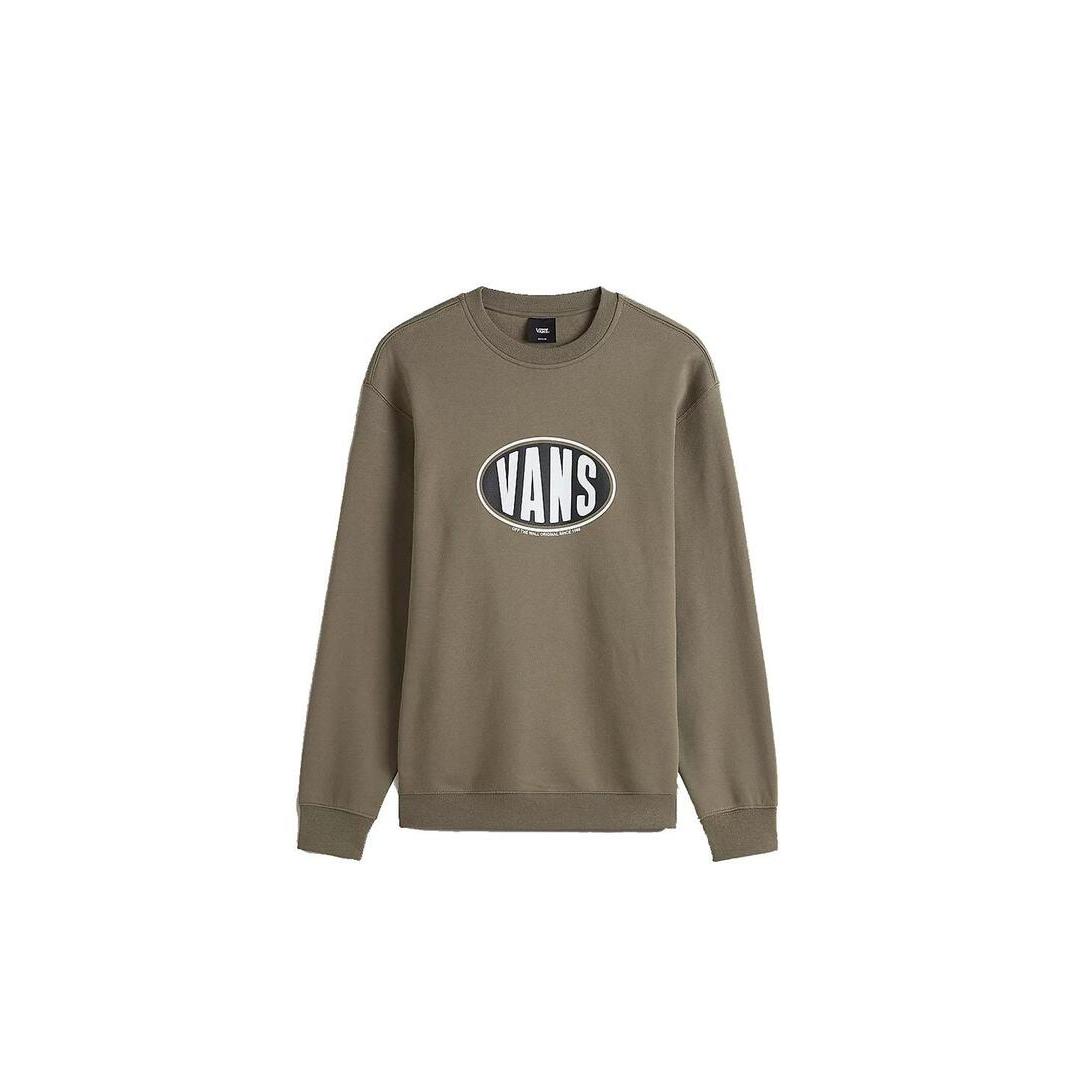 Sudadera Hombre Vans Spray On Loose Verde