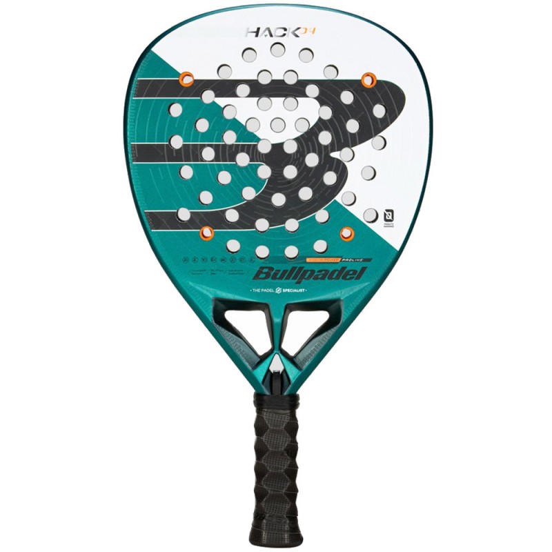 Pala de Padel Bullpadel Hack 04 2025 + Regalos - Raqueta de Padel Profesional para Juego Avanzado y Entrenamiento