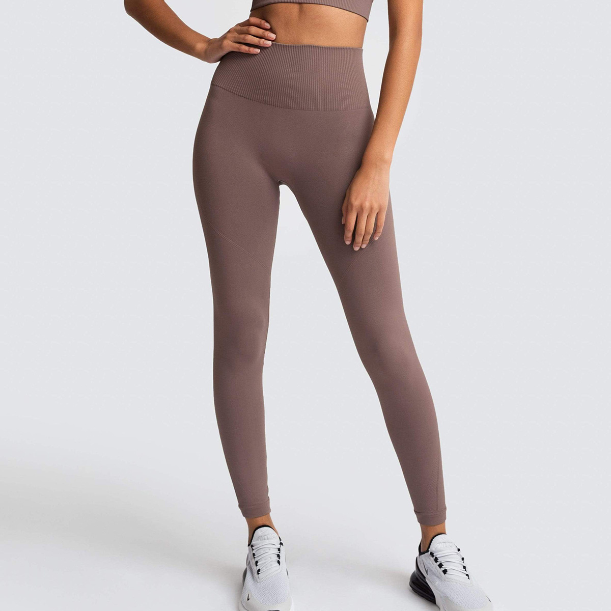 OmHO Mallas de Yoga sin Costura para Mujer, Mallas Deportativas de Realce, Mallas Deportativas para Gimnasio, fitness, entrenamiento ajustado, Pantones para correr with Realce de glúeos a la moda