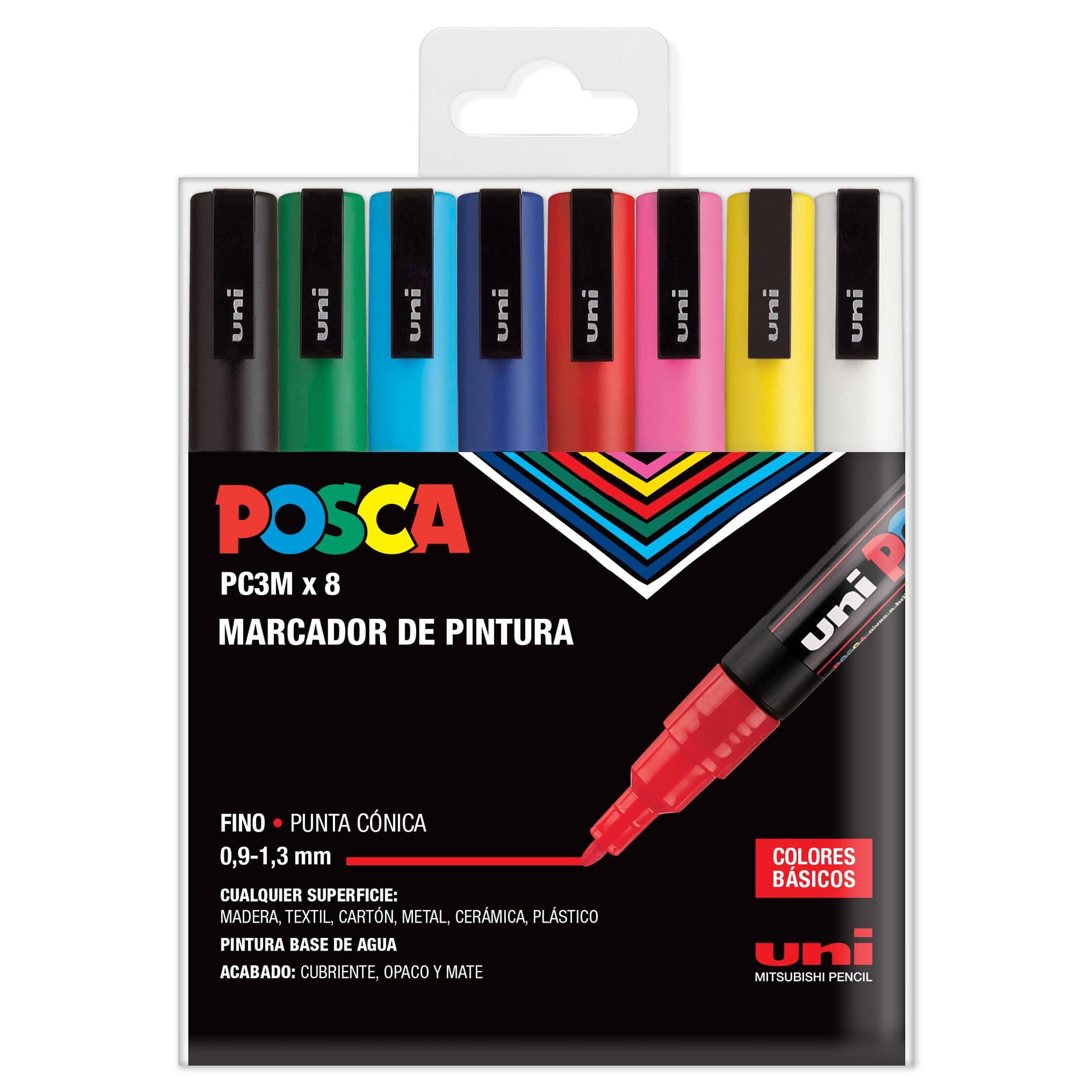 ROTULADOR Uniposca PC-3M Set 8 unidades