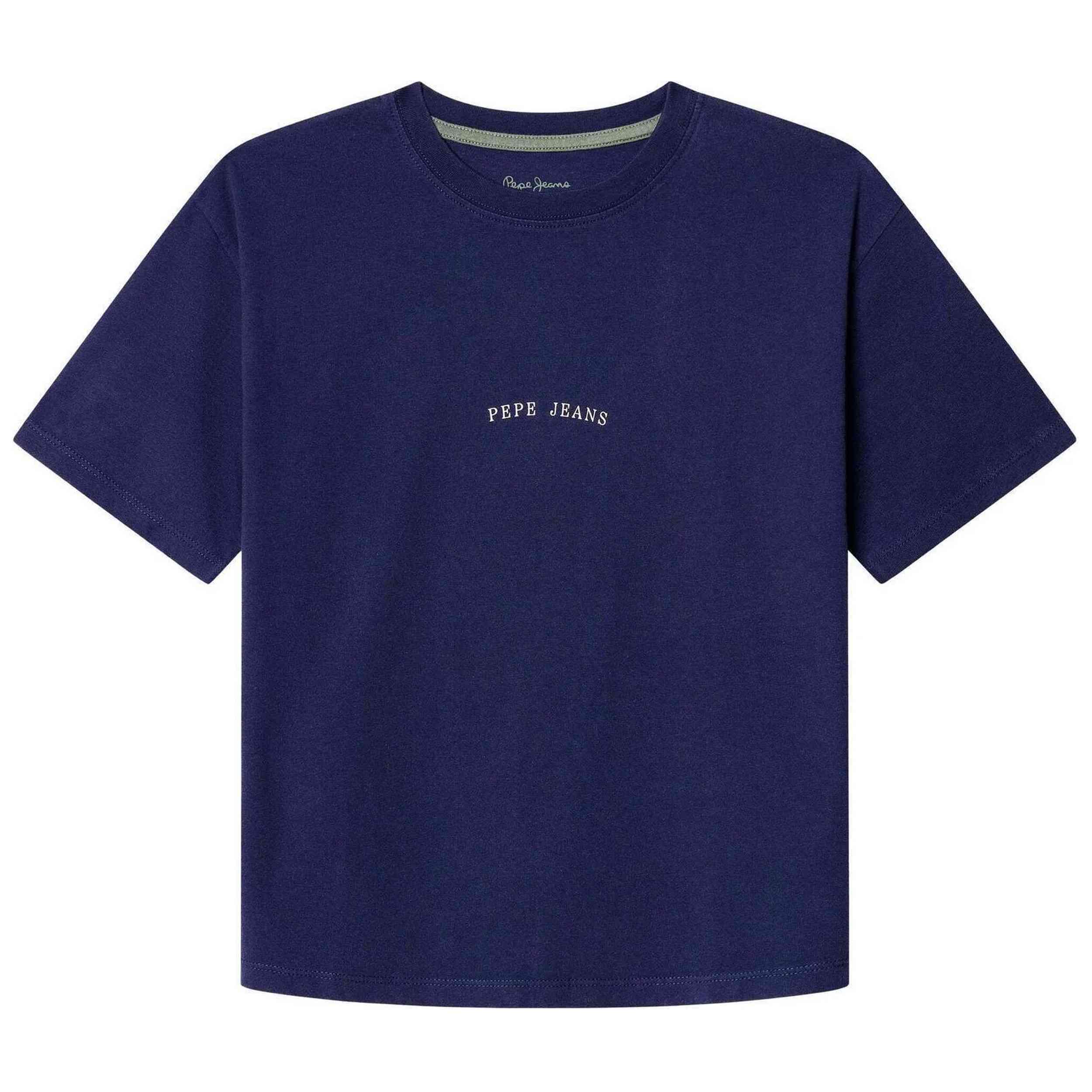 Camiseta De Manga Corta Pepe Jeans modelo PB5000163-595 para Niños en color Azul