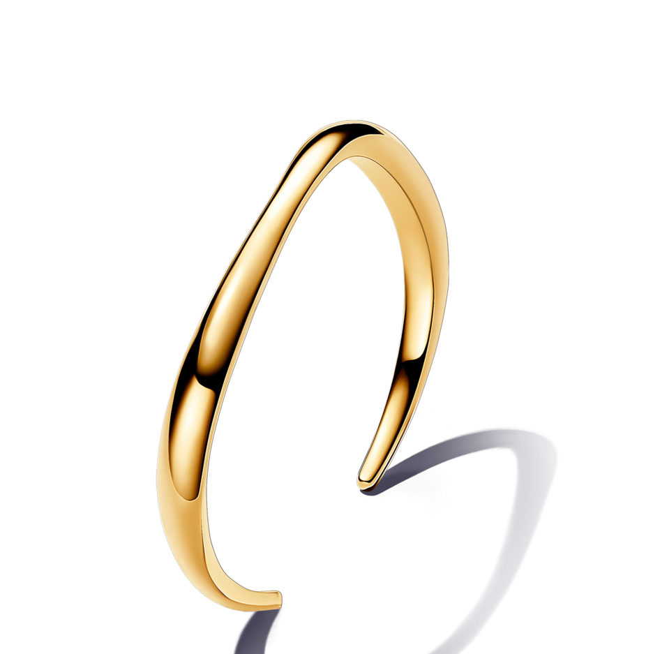 Pandora Pulsera Rígida Abierta Forma Orgánica 563310C00 , para Mujer
