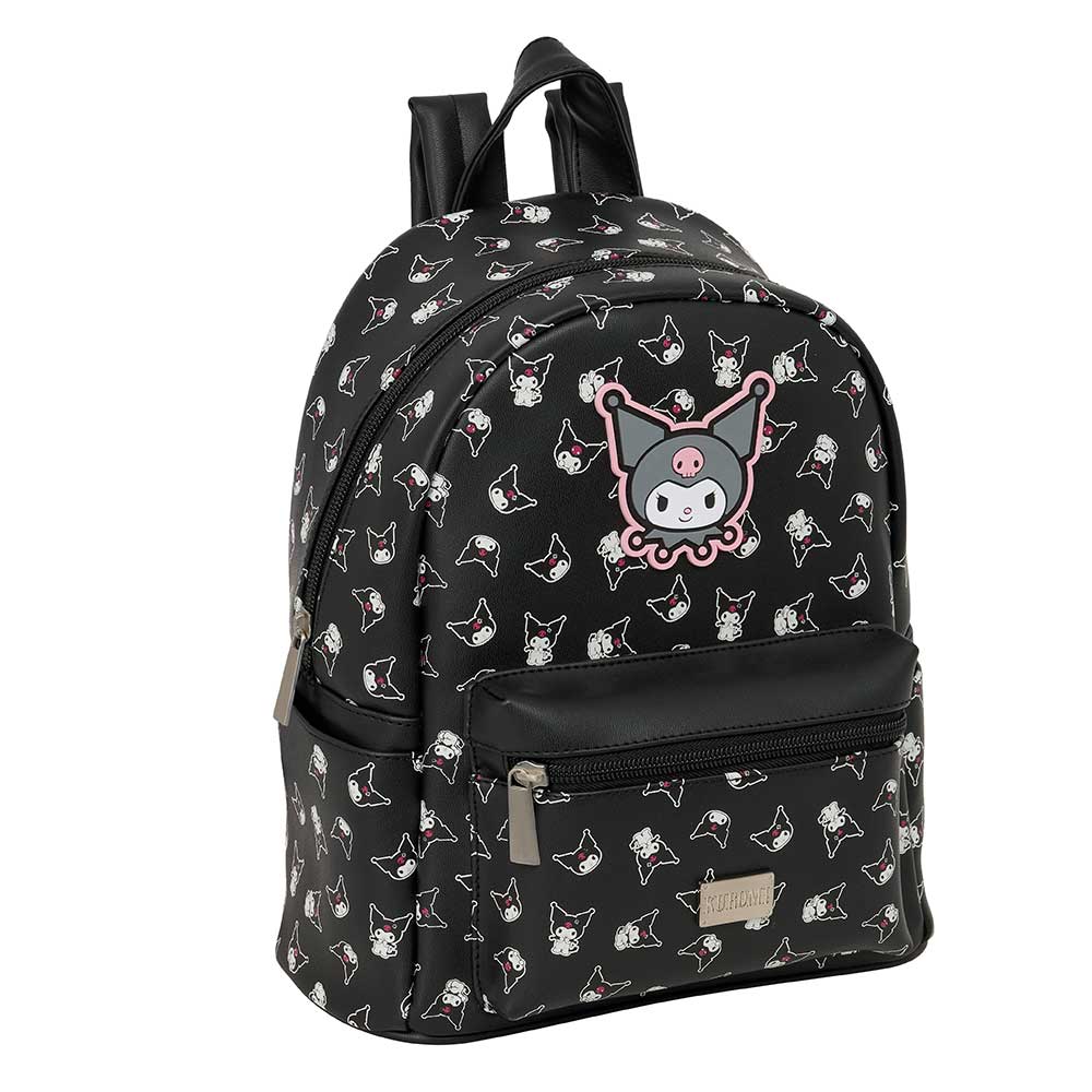 SAFTA | Mochilas Grandes con Ruedas Kuromi Compact Evolution Extraíbles Mochila Escolar con Carro Integrado, Mochila Escolar Infantil Licencia Oficial con Bolsillo Frontal XL y Lateral, Talla ST
