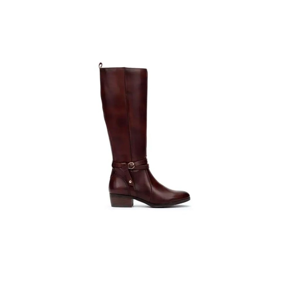 Pikolinos - Botas planas para mujer W1U-9764 en estilo botín bajo, cómodas y versátiles para uso diario, color marrón