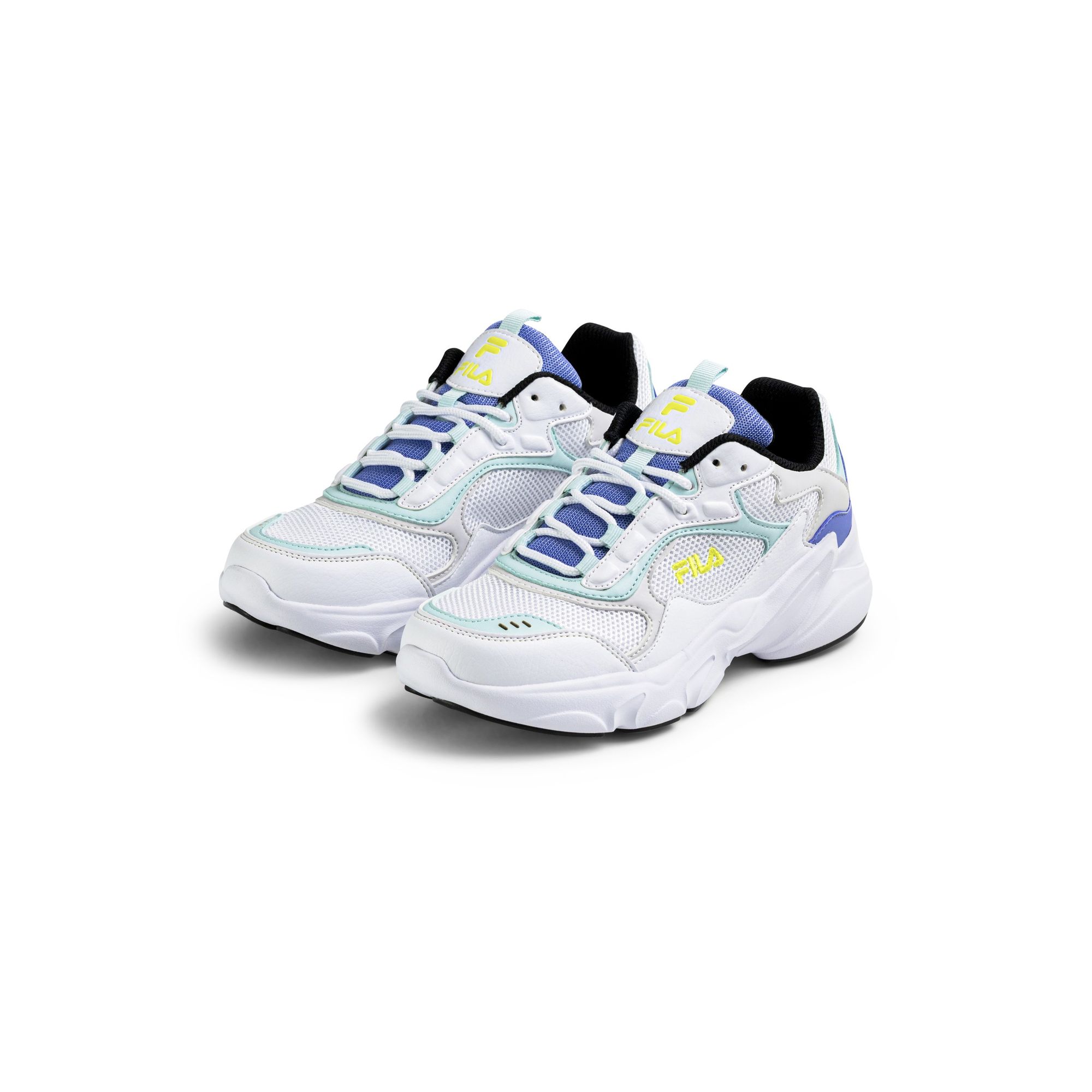 FILA | Zapatillas Running Mujer, Modelo Collene CB Wmn, Sneakers Lifestyle Retro de Exterior Sintético y Textil con Cierre de Cordones y Suela de Goma