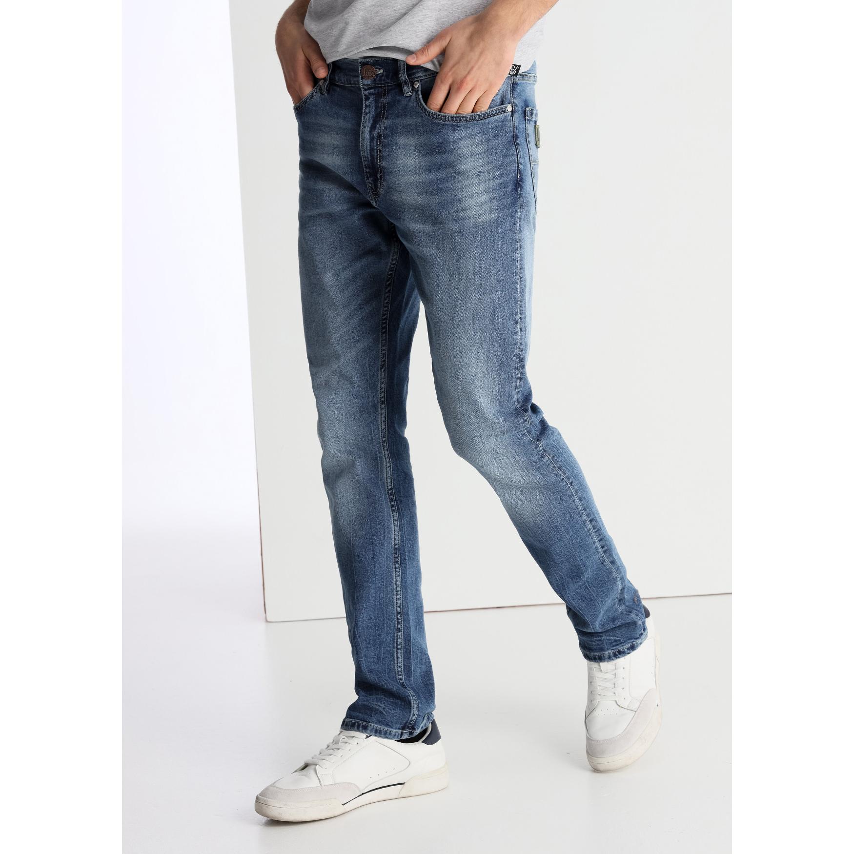 LOIS JEANS - Jeans lavado medio - Slim - Tiro Medio - Tallaje en Pulgadas- Tallaje en Pulgadas
