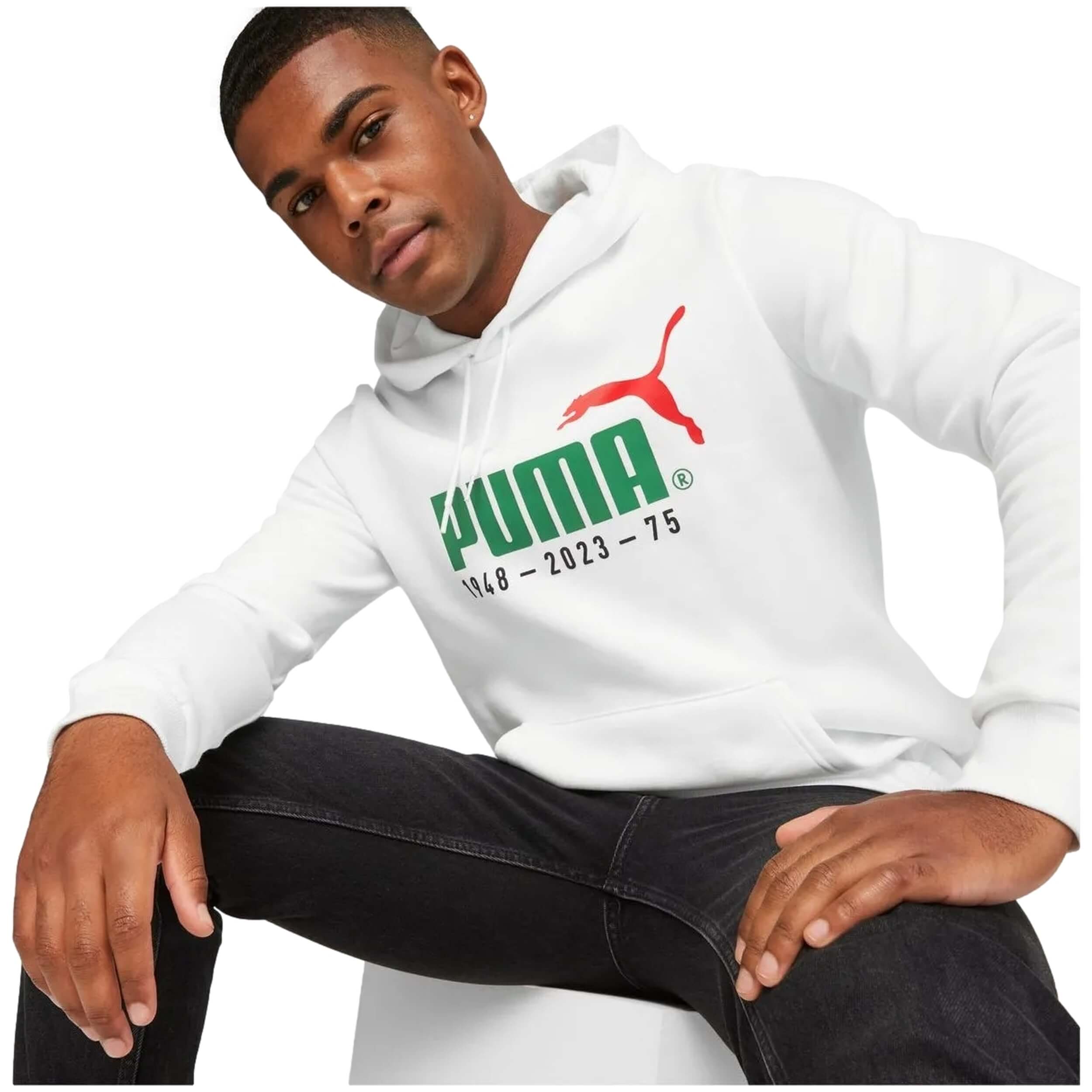 Sudaderas marca Puma modelo 676021-02 para hombre en color blanco