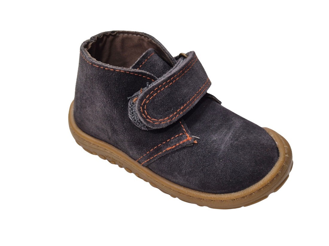 Botas Con Velcro Barefoot Para Niñas  Niños, Marca Victoria, En Color Antracita, Marino O Taupe. Victoria