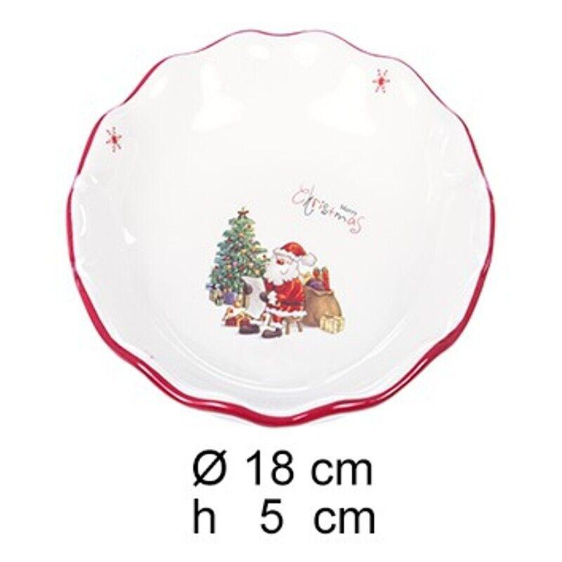 Juego de Vajilla Cerámica de Navidad Menaje de Mesa Vajilla Navideña: Plato, Entremesera, Bandeja, Cuenco, cuchara, Tartera, Aceitera, Vinagrera, Saleros, Pimientero, Azucarero, Campana,,,