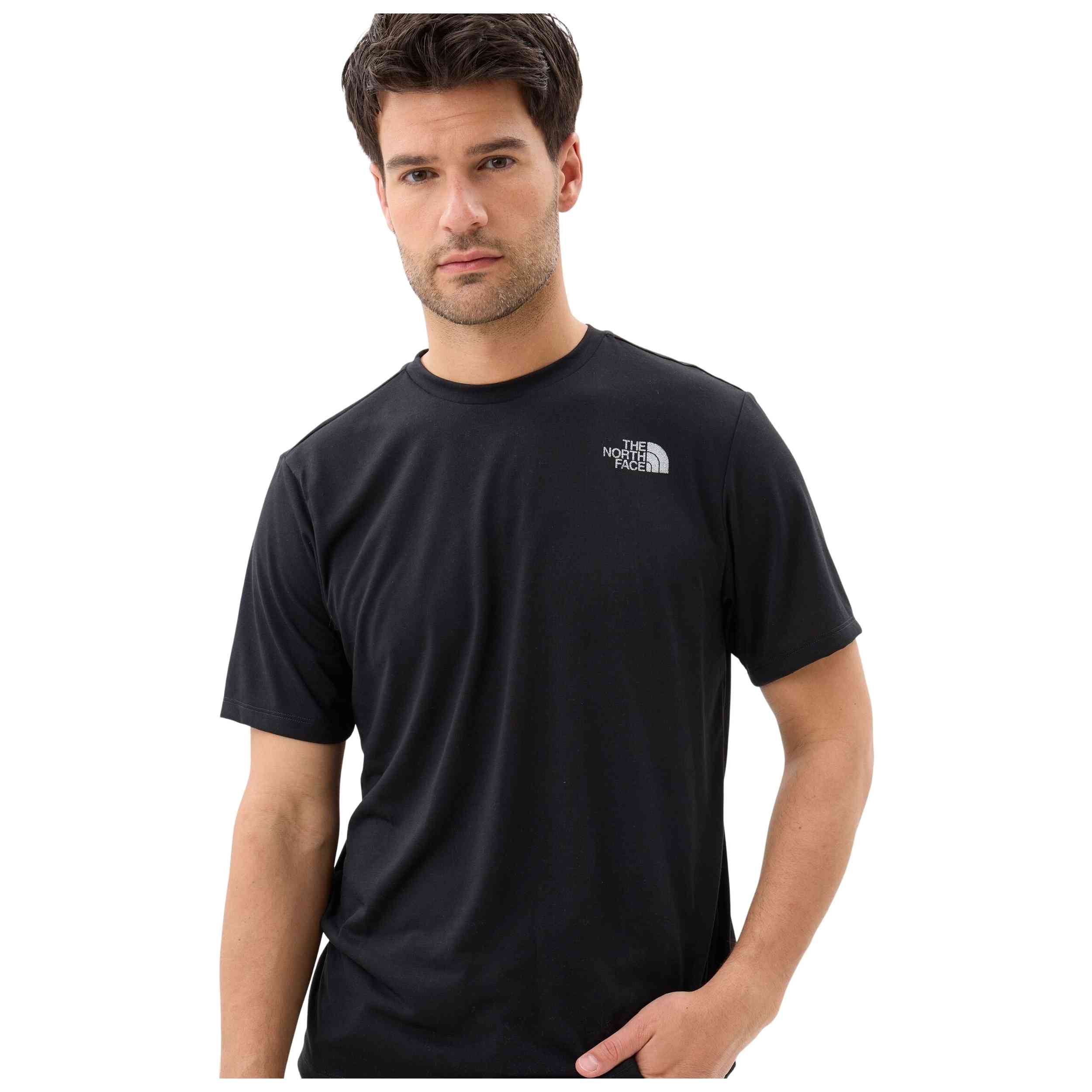 Textil The North Face modelo M Bitmap Logo Short Sleeves Tee-Graphic Tnf Black en color Negro