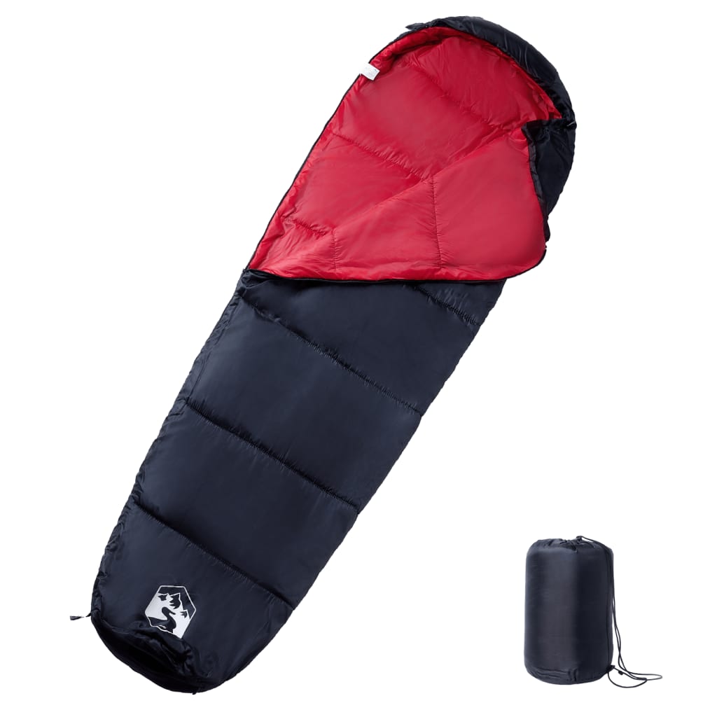 vidaXL Saco de dormir tipo momia de camping para adultos 3 estaciones Color navy and blue,  Camuflaje,  Naranja y negro y mas