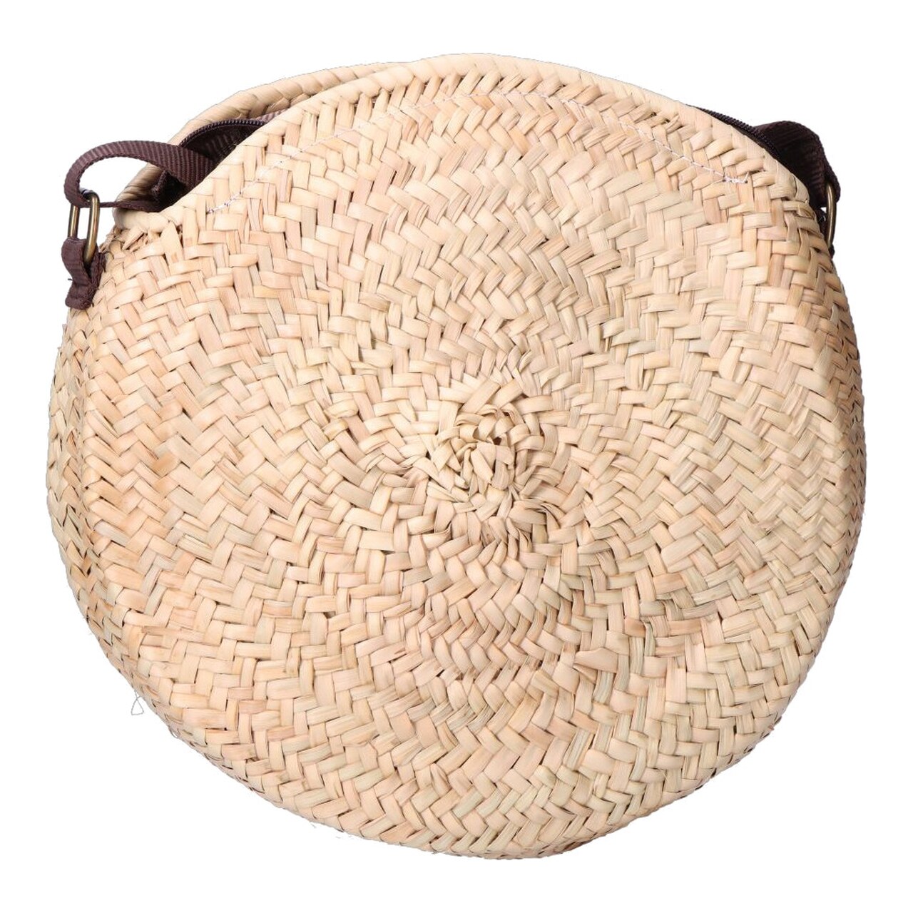 Bolso Redondo De Palma Con Regulable De Piel 30X30cm 74242