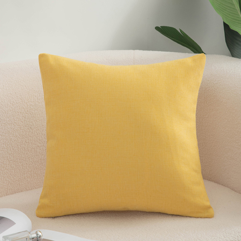 TK 2 pieza Cojín Sofá Moderno Simple De Color Cubierta De Cojín Para Sala De Estar 100% Poliéster Cuadrado Sin Núcleo Decorativo Y De Asiento
