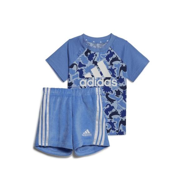 ADIDAS I AOP CO T SET CONJUNTO BB AZUL/CELESTE