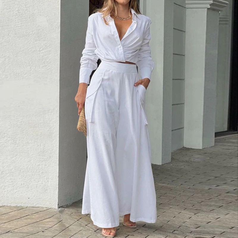 TK 2024 INS Estilo Temperamento Conmutador Tendencia Camisa de Moda Traje Casual