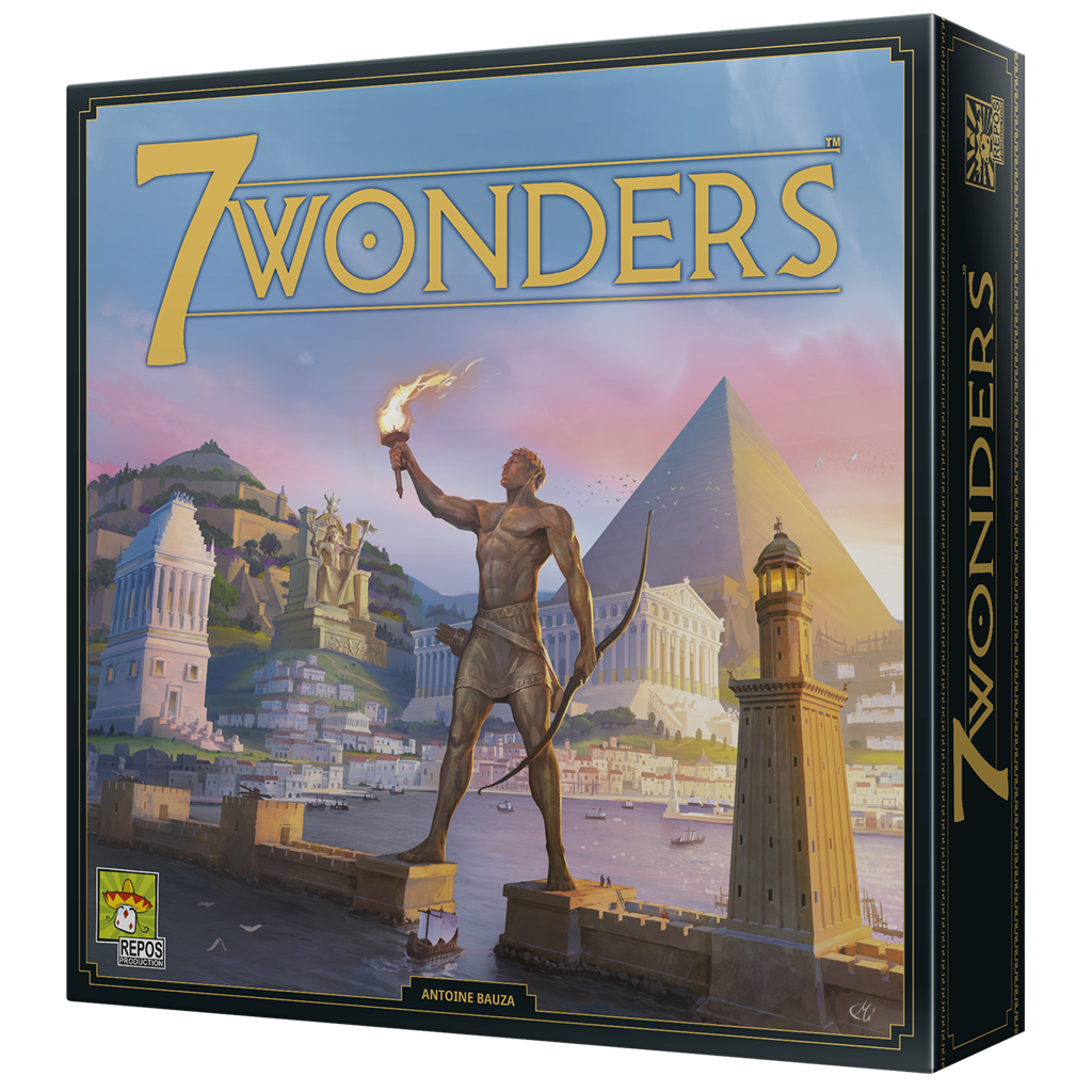 Asmodee -7 Wonders Juego De Mesa - Juego De Civilizaciones - 3 A 7 Jugadores - Español