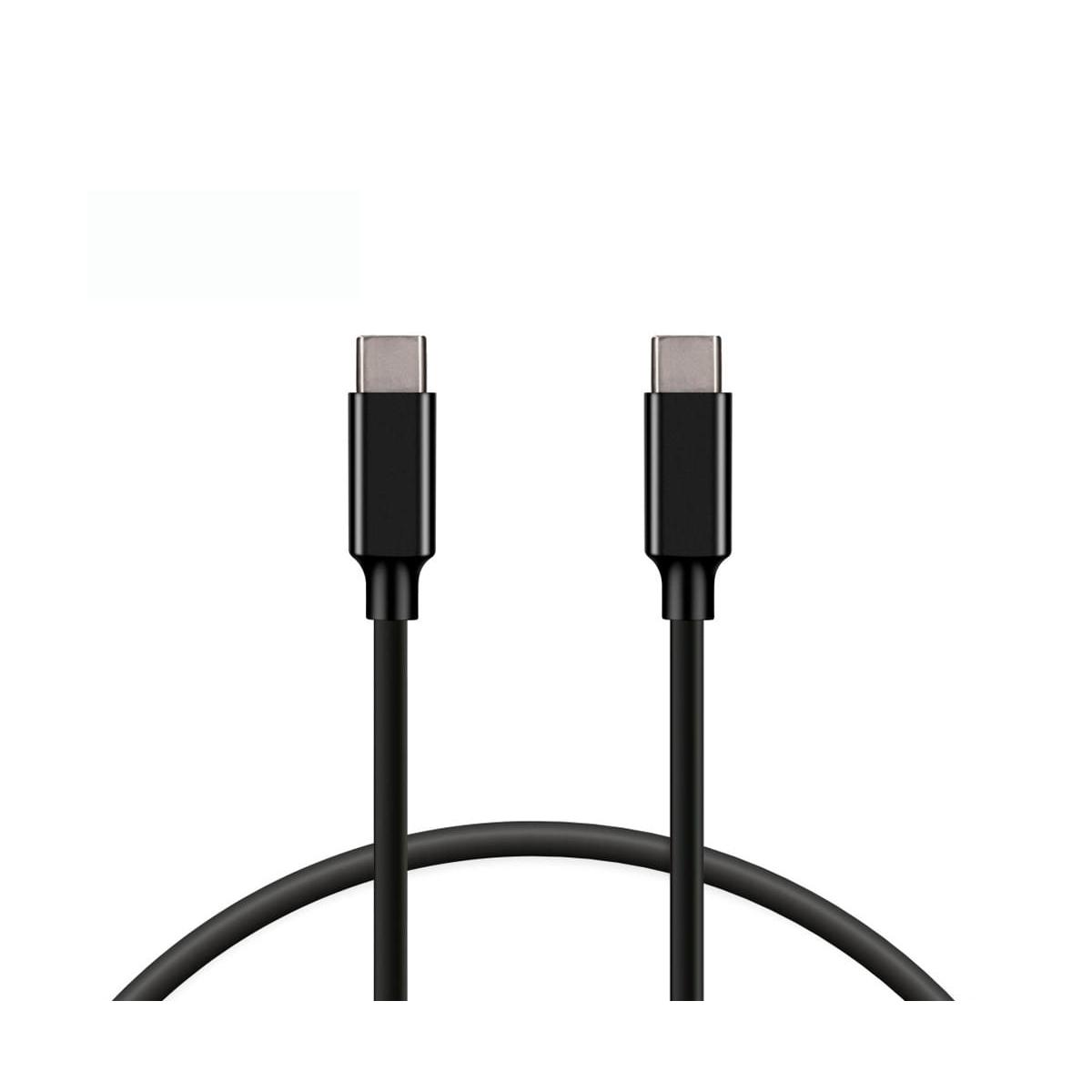 KSIX - Cable de carga y datos USB-C a USB-C BXCUC03U de 1 m, hasta 100 W con Power Delivery y chip E-Marker para sincronización rápida