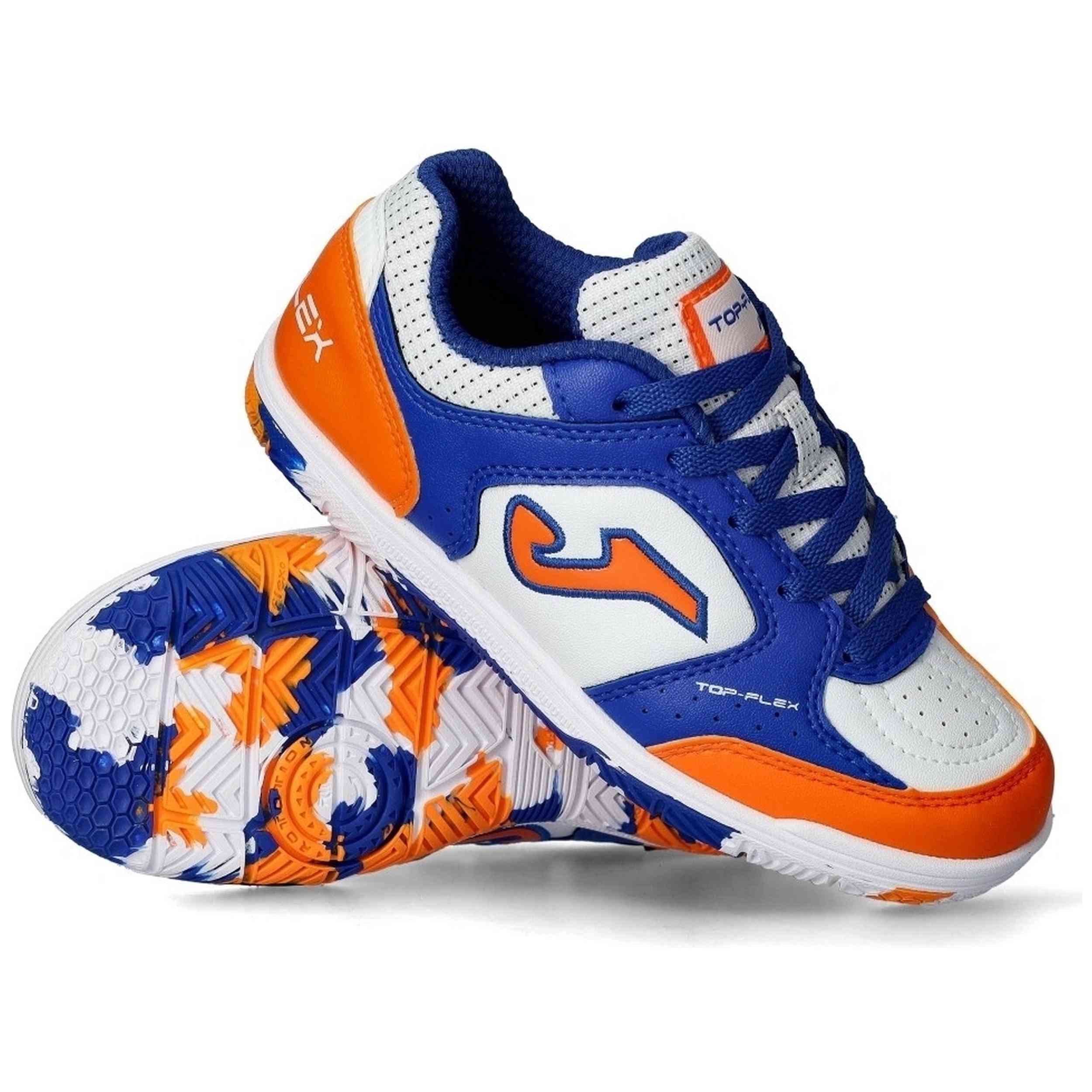 Botas Joma modelo Top Flex Jr 2616 Multicolor Indoor en color Azul