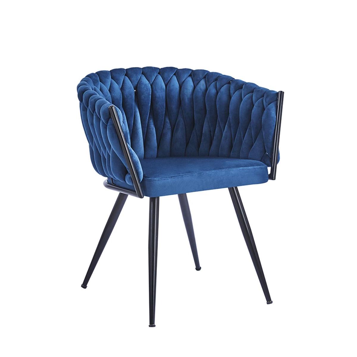 Regalos Miguel - Sillas Comedor - Silla Widny Black Terciopelo - Champán