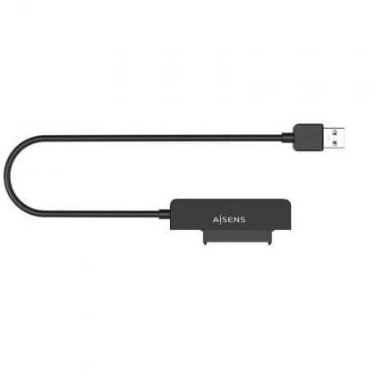 Adaptador para Discos Duros 2.5" Aisens ASE-25A03B/ USB Macho - SATA