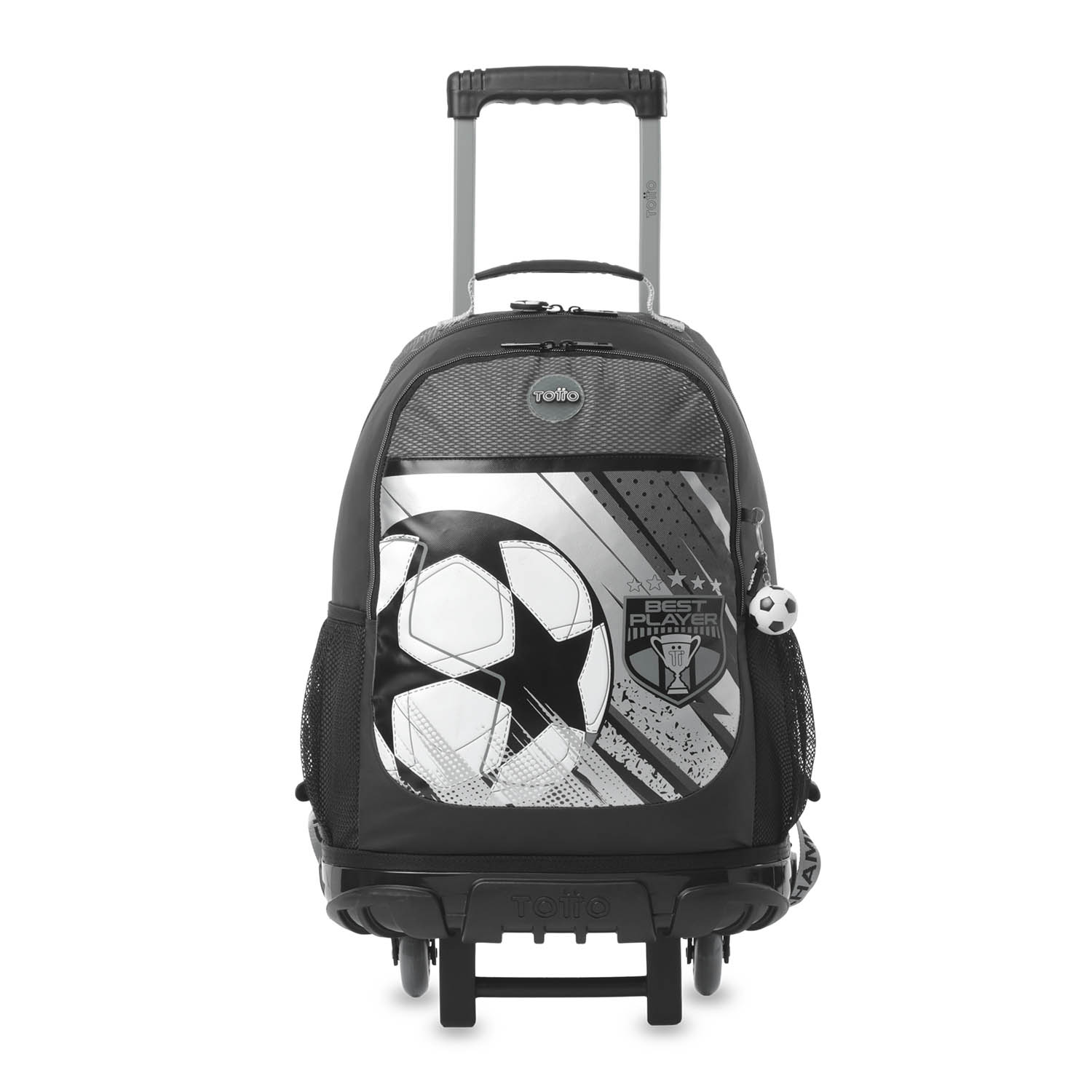 Totto Mochila infantil ruedas Champion L Material: Poliéster 33 x 47.5 x 20 cm