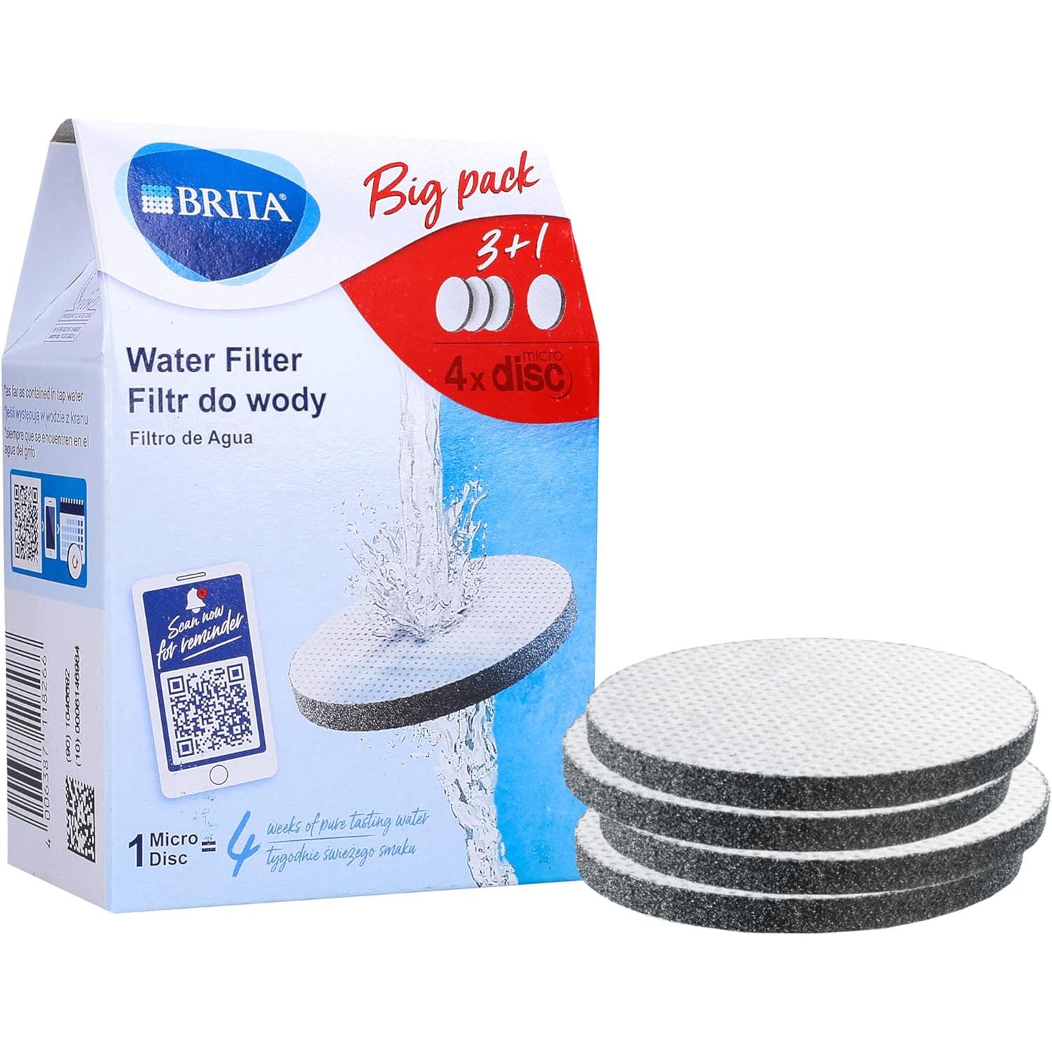 Brita Filtro de Agua 4 unidades de Microdisc - 1046692